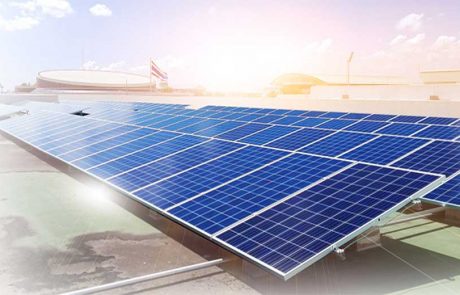 ระบบ Solarcell แบบ Ongrid ใช้แผงโซล่าเซลแบบ Poly Seraphim Solar กริดอินเวอร์เตอร์ SMA ติดตั้งบนหลังคา