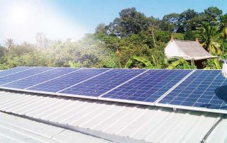 ระบบ Solarcell ติดตั้งสำหรับบ้านพักอาศัย