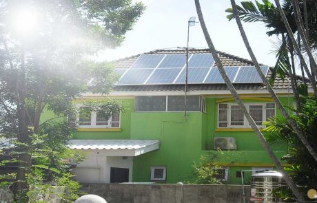 ระบบ Solarcell แบบ ออนกริด ติดตั้งสำหรับบ้านพักอาศัย