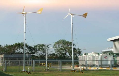 ติดตั้งกังหันลมผลิตไฟฟ้า 1กิโลวัตต์ จำนวน 2 ต้น บริษัท CPF ประเทศไทย